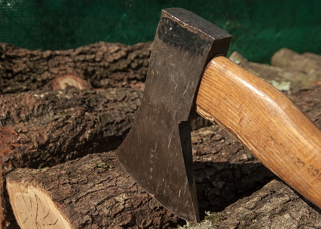 Wood Woodcutter Axe Tool Heating