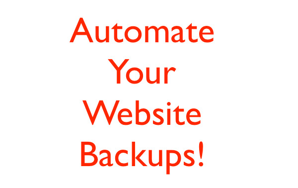 Automate your website backups!