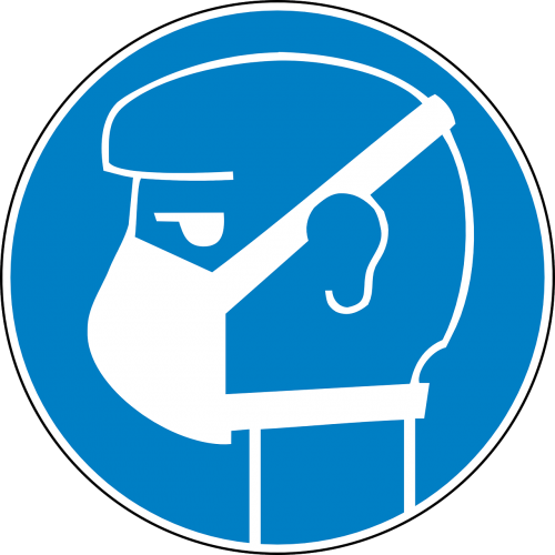 PPE face mask icon